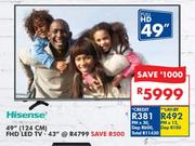 Hisense 43" FHD LED TV