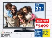 Sansui 32" (81CM) HDR LED TV