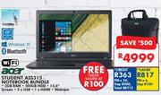 Acer Student Ass315 Notebook Bundle 