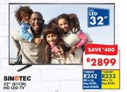Sinotech 32"(81 CM) HD LED TV