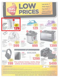 HiFi Corp : Low Prices (17 Jan - 20 Jan 2019), page 8