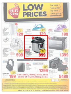 HiFi Corp : Low Prices (17 Jan - 20 Jan 2019), page 8