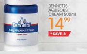Bennetts Aqueous Cream-500ml