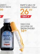 Phipp's Milk Of Magnesia-100ml