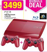 PS3 12GB Red Console+ Extra DS