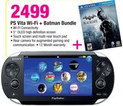 PS Vita Wi-Fi+ Batman Bundle