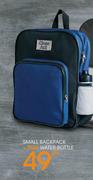 Small Backpack + Free Water Bottle