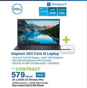 Dell Inspiron 3511 Core i5 Laptop-On A 20GB LTE Wireless Plan