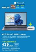 Asus M515 Ryzen 5 3500U Laptop-On A 20GB LTE Wireless Plan