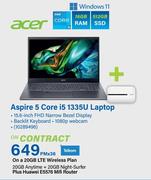 Acer Aspire 5 Core i5 1335U Laptop-On A 20GB LTE Wireless Plan
