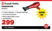 Russell Hobbs 2000W Hairdryer RHHD20