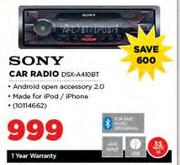 Sony Car Radio DSX-A410BT