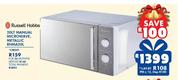 Russell Hobbs 20L Manual Microwave Oven Metallic RHMA201