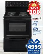 Univa 4 Plate Stove U116B