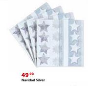 Christmas Luxury Serviettes Navidad Silver