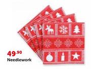 Christmas Luxury Serviettes Needlework
