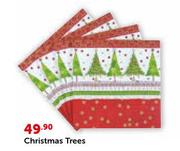 Christmas Luxury Serviettes Christmas Trees