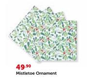 Christmas Luxury Serviettes Mistletoe Ornament