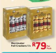 Merrimaker Foil Crackers-10's