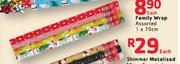 Family Wrap Assorted 1X70cm