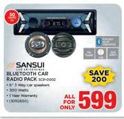 Sansui Bluetooth Car Radio Pack SCP-0002