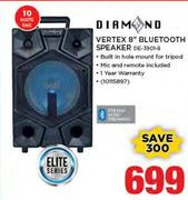 Diamond Vertex 8" Bluetooth Speaker DE-3901-8
