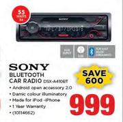 Sony Bluetooth Car Radio DSX-A410BT