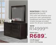 Montego 3 Piece Bedroom Suite