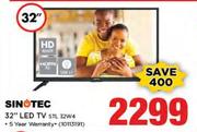 Sinotec 32" HD Ready LED TV(STL 32W4)