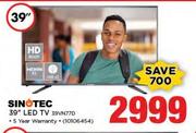 Sinotec 39" HD Ready LED TV(39VN77D)