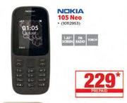 Nokia 1.45" Screen 105 Neo With FM Radio & Torch