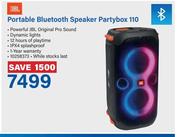JBL Portable Bluetooth Speaker Partybox 110