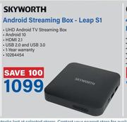 Skyworth Android Streaming Box-Leap S1