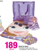 Sofia The First Beach Bag-Per Set