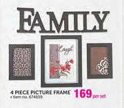 Family 4-Piece Picture Frame-Per Set