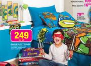 Teenage Mutant Ninja Single Duvet Cover-Per Set