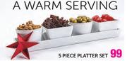 5 Piece Platter Set