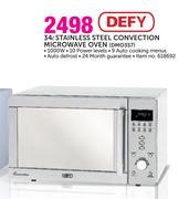 Defy 34Ltr Stainless Steel Convection Microwave Oven DMO357