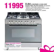 Elba 6 Burner, 4 Gas and 2 Electric Plate Stove 01 9CX727
