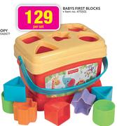Fisher-Price Baby First Blocks-Per Set