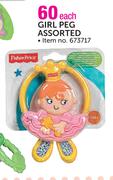 Fisher-Price Girl Peg Assorted Each