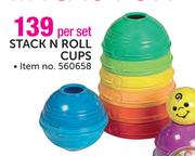 Fisher-Price Stack N Roll Cups-Per Set