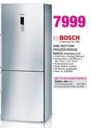 Bosch 346Ltr Bottom Freezer Fridge Innox KGN46AL11Z