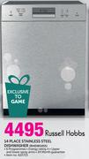 Russell Hobbs 14 Place Stainless Steel Dishwasher RHDW14SS