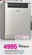 Whirlpool 12 Place Dishwasher ADP 100IX