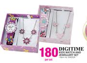 Digitime Kids Watch And Jewellery Set-Per Set