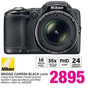 Nikon Bridge Camera Black L830