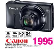 Canon Digital Camera(SX600)