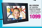 MI-Vision 10" Digital Photo Frame