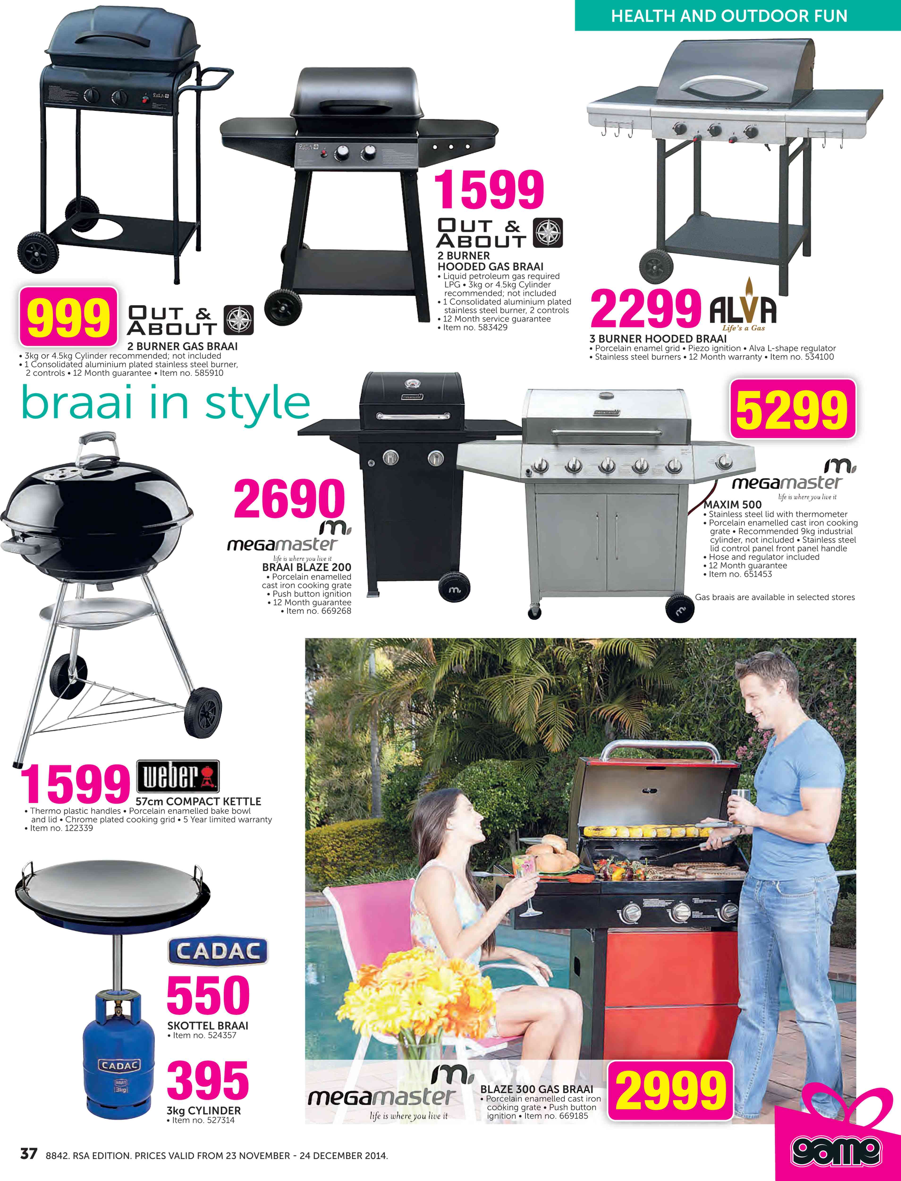 Special Megamaster Blaze 300 Gas Braai — www.guzzle.co.za